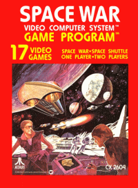 Space War Atari 2600  box art